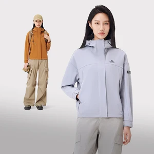 PELLIOT Women Soft Shell Outdoor Sports Running Jogging No-pilling Soft Shell Fleece Lining Jackets