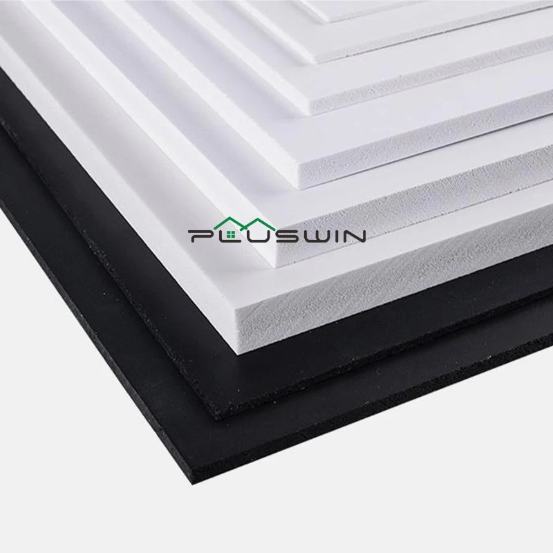 PVC board celuka နှင့် co-extrusion foam 4*8 ပေ သို့မဟုတ် မာကျောသောမျက်နှာပြင်နှင့် အဖြူရောင်ရှိသော စိတ်ကြိုက်စာရွက်အရွယ်အစား