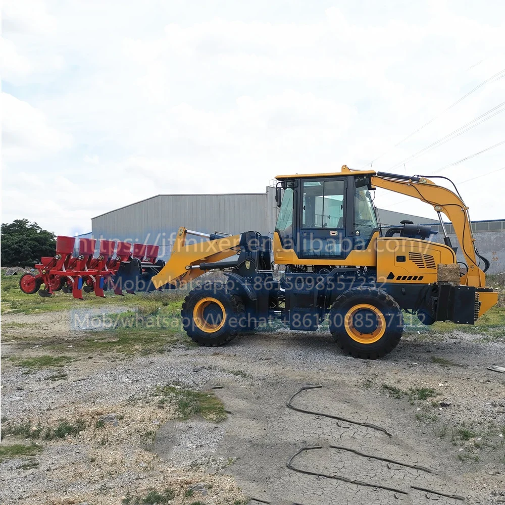 High Efficient Multifunction Backhoe Loader Hydraulic Flail Mower for Excavator