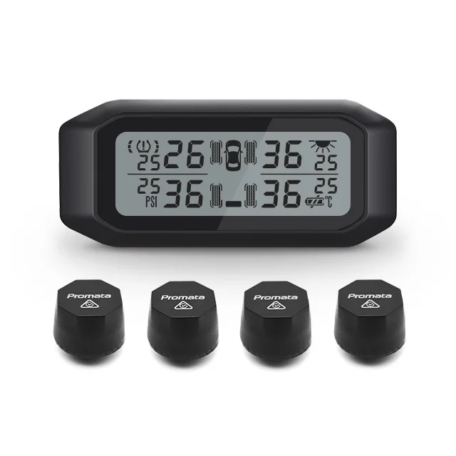 2024 TPMS 4WD Солнечный монитор шин караван легко установить