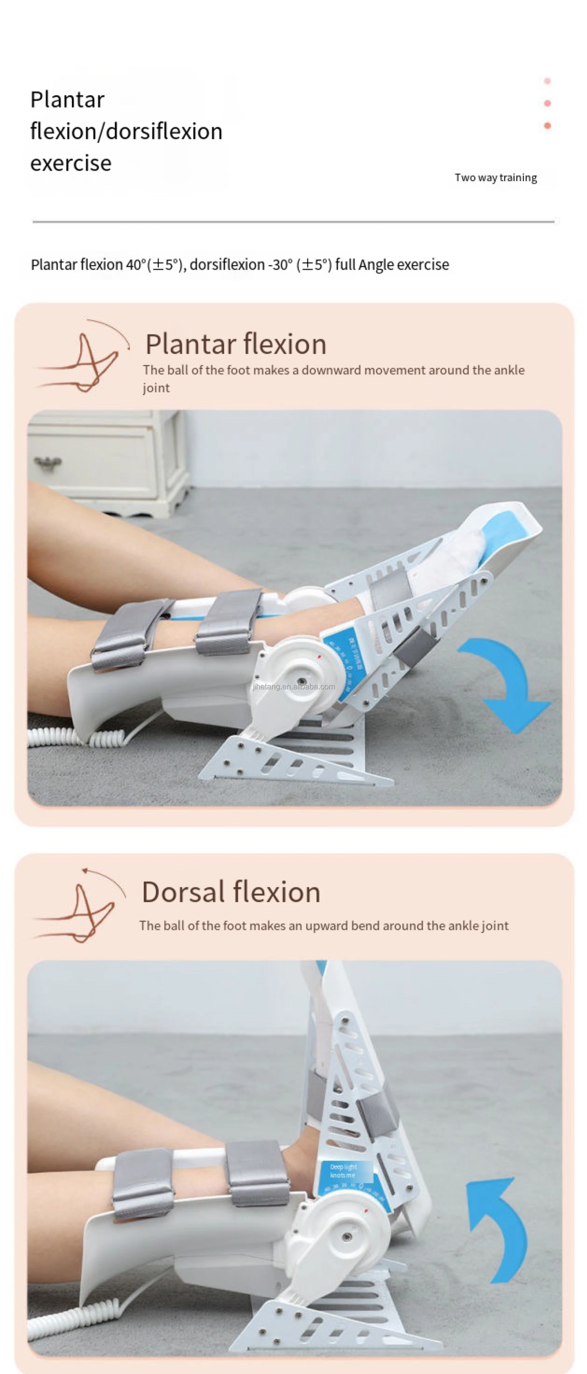 Postoperative Ankle Rehabilitation Trainer for Fractures – Effective ...