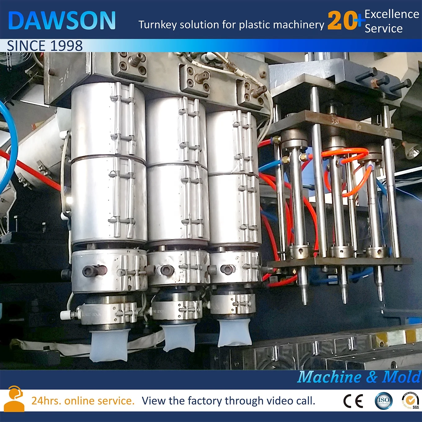 Christmas Ball Making Machine Automatic Extrusion Blow Molding Machine