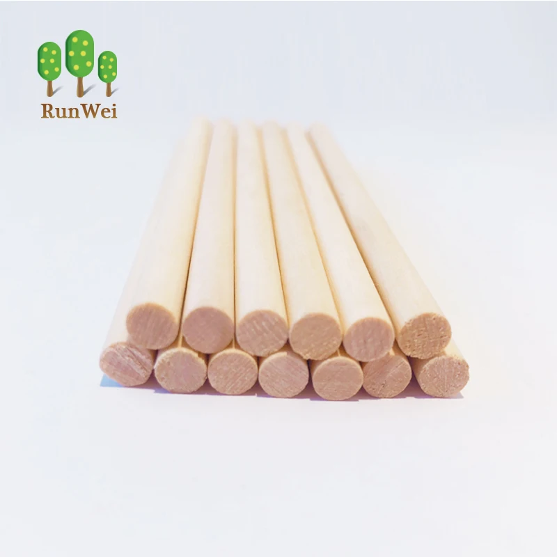 Round Wooden Dowel Rods Lollipop Sticks for Crafts and Cake Pops Various  Sizes