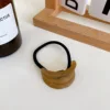 Oval - wood grain yellow