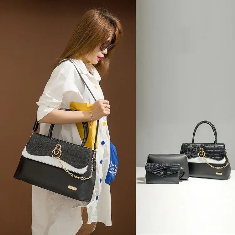 Set of Leather Bags for Women 3 in 1 New Collection 2022 