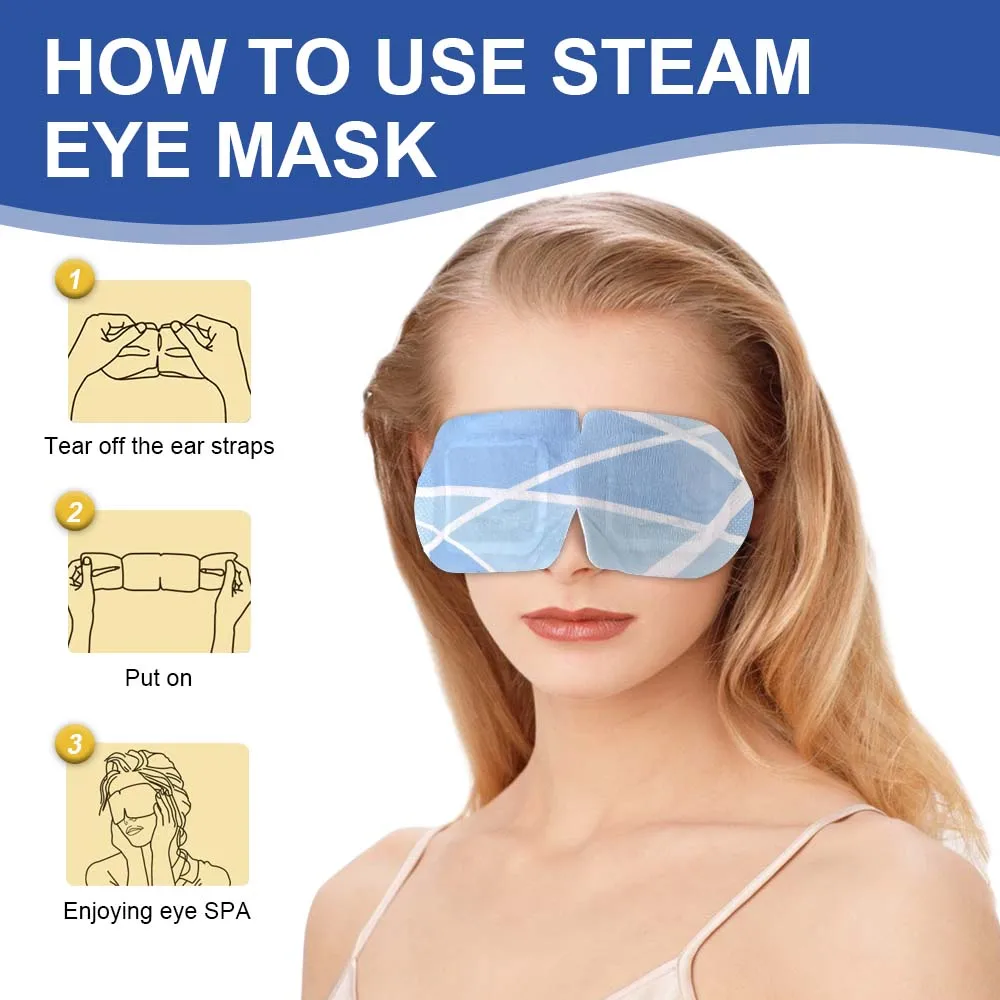 Steam Eye Mask Herbal Care Anti Puffiness Self Heating Patch Buy