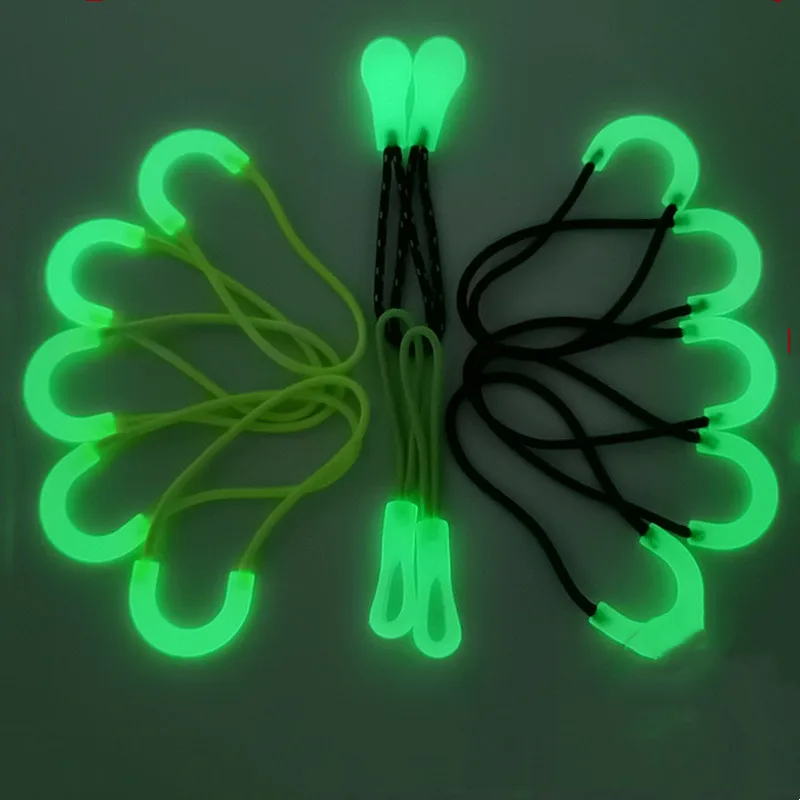 Custom Luminous Zipper Puller Clothes Backpack Glow in the Dark Zipper Pulls for Jackets