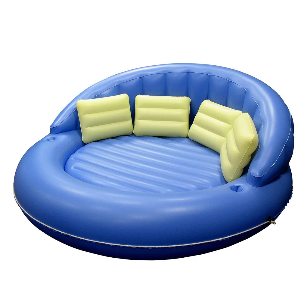 Multi Person Inflatable Water Round Inflatable Bed, Leisure and Entertainment Round Back Pool ...