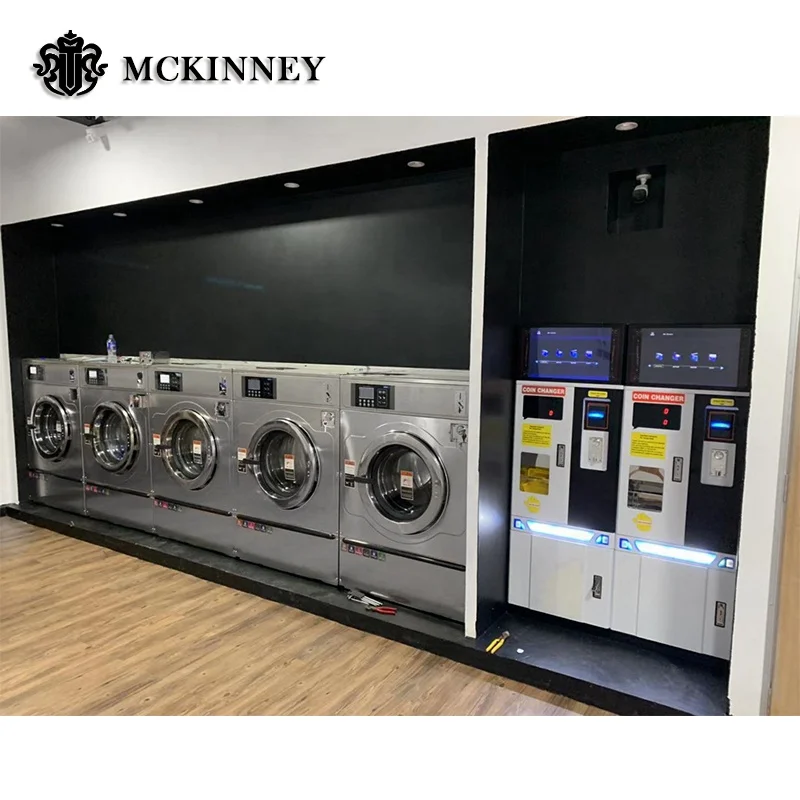 3 Years Warranty Coin /Card Operate Industrial Washing Machine Prices for Sale