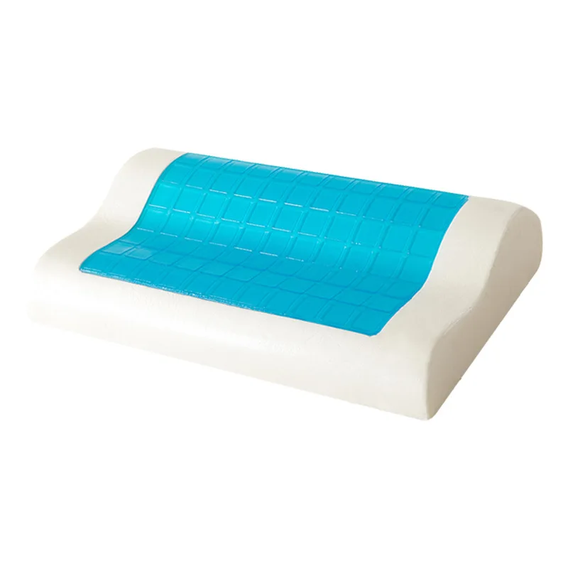 Memory Foam Bed Cervical Orthopedic Neck Rest Cooling Gel Memory Foam Pillow Orthopedic Coccyx