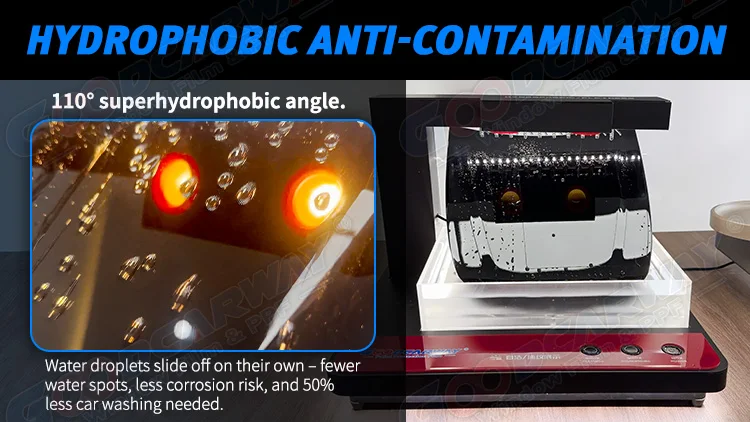 Sand Proof Color Changing Infrared Proof TPU Paint Protection Film with 10 Years Warranty and 1.52*15m Size