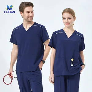 Unisex Medical Nursing Scrub Set Medical Scrubs Wholesale Scrubs Uniforms Sets Uniform Scrubs