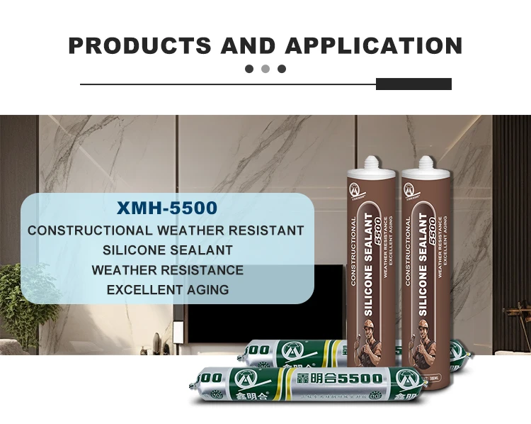 Mh5500 Silicone Sealant Structural Cartridge Tube Old House Roof Gutter ...