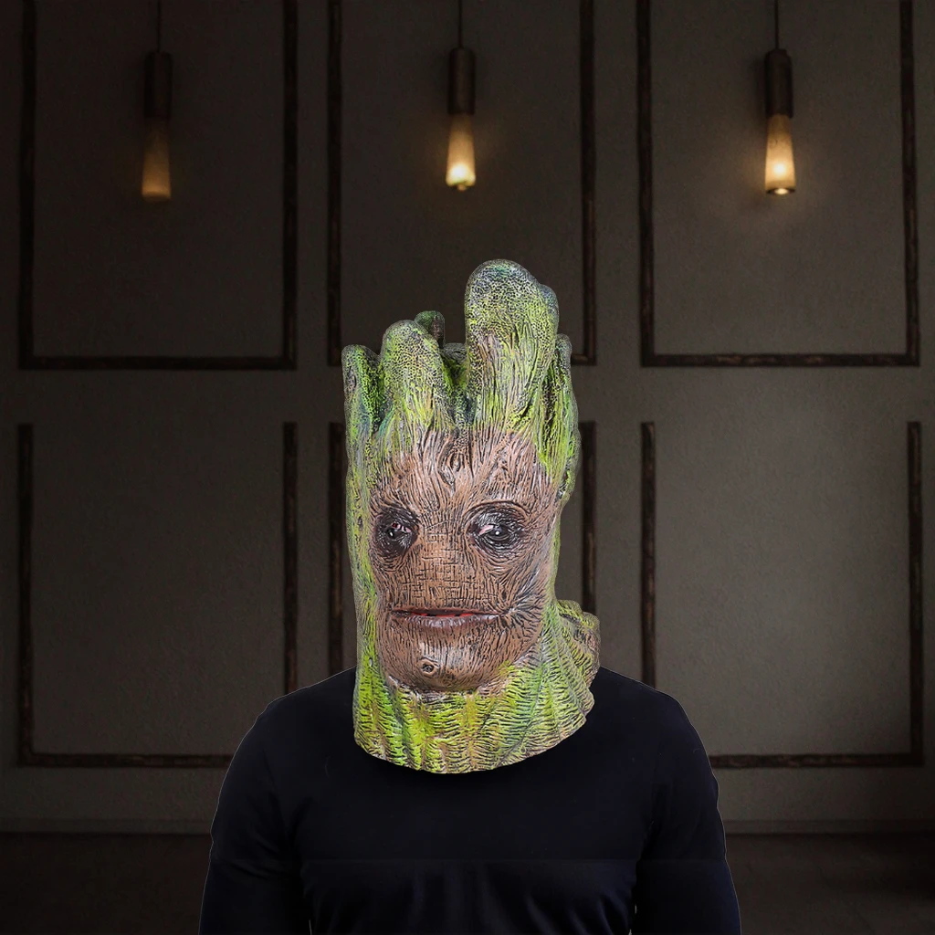 Carnival Halloween Guardians of the Galaxy Groot Role Play Latex Mask Tree  Head Props Superhero Cosplay Mask for Kids Adults| Alibaba.com, image size:1024x1024