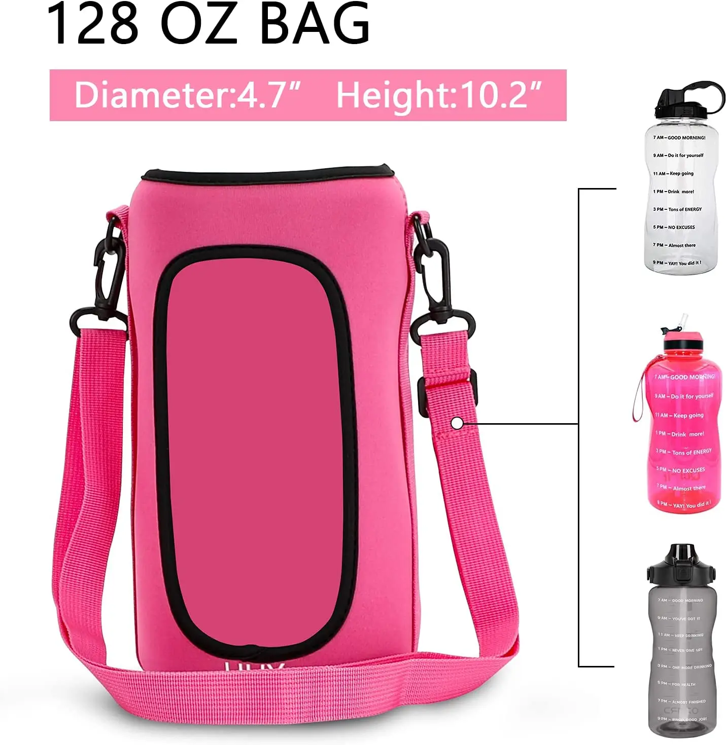 Custom Water Bottle Bag With Shoulder Strap Sac Isotherm Outdoor Sport