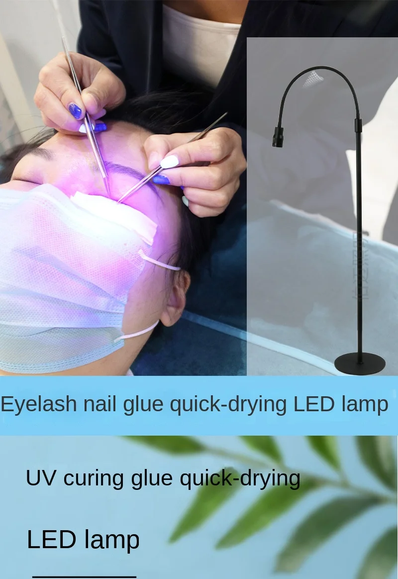 Hot Sale Floor Standing Dual Uv Led Nail Lamp Salon Use Led Floor Lamp