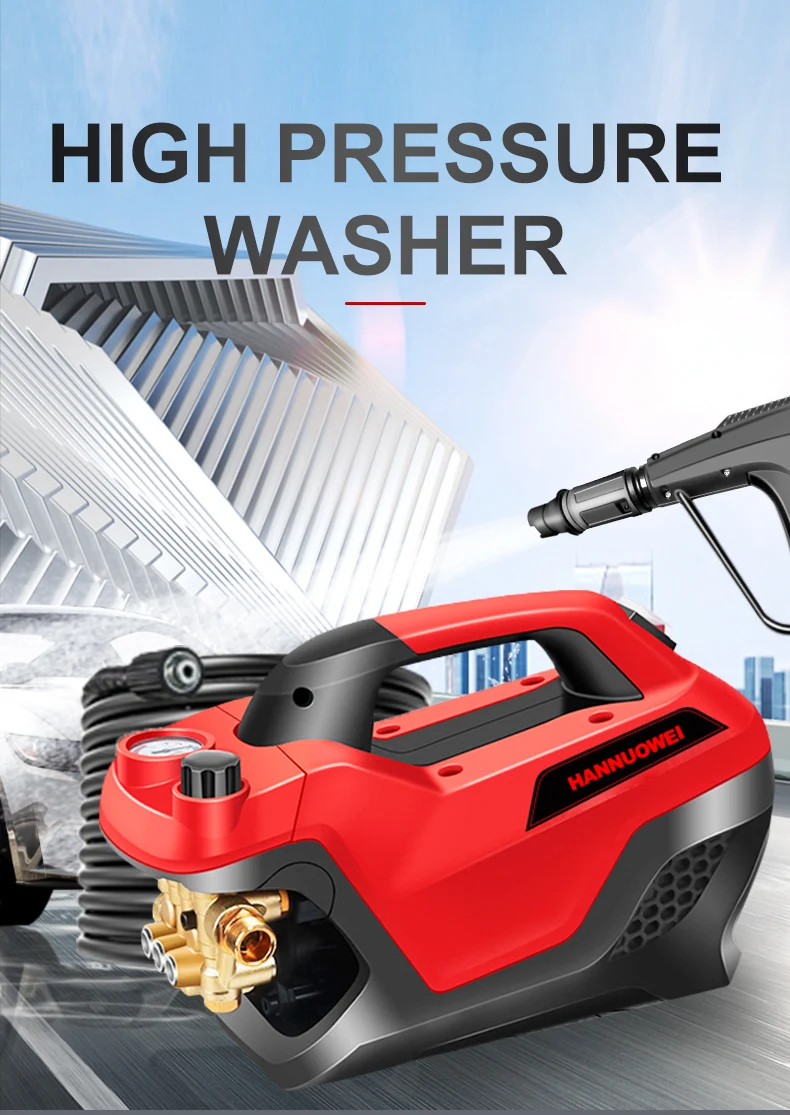 New Design 3000w 180bar Spray Car Wash Machine High Pressure Car