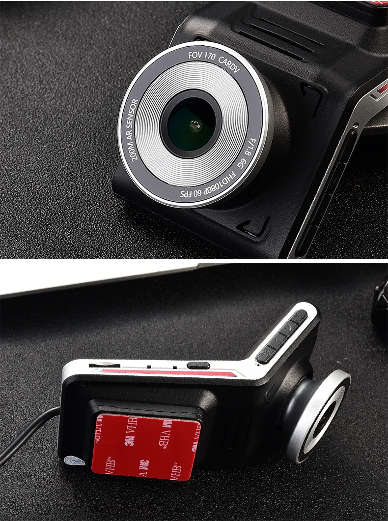 Sameuo U2000 dash cam front and rear WIFI 1080p dual camera Lens