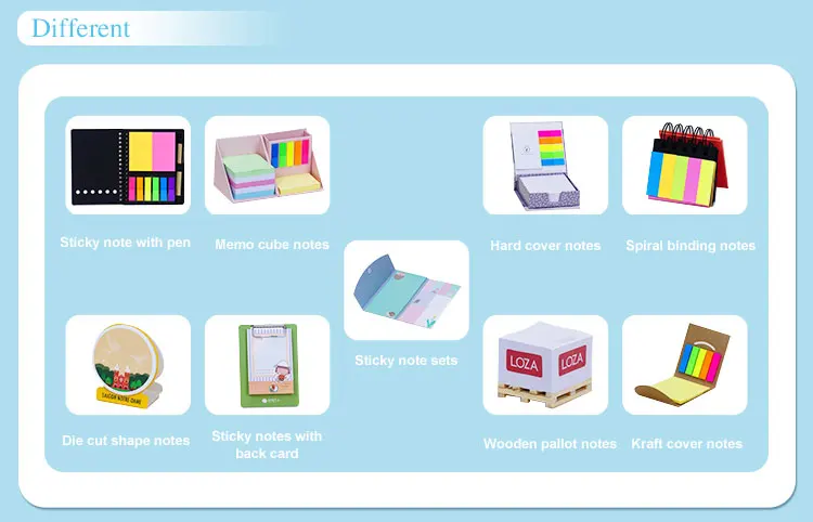 Promotional Wooden Pallet Sticky Adhesive Notes Cube Pads