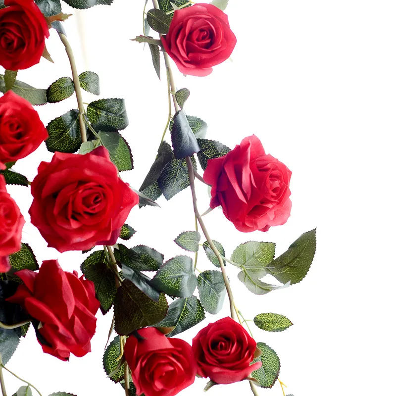 Artificial Rose Silk Flower Ceiling Upgraded Silk Hanging Flower Wedding Decor