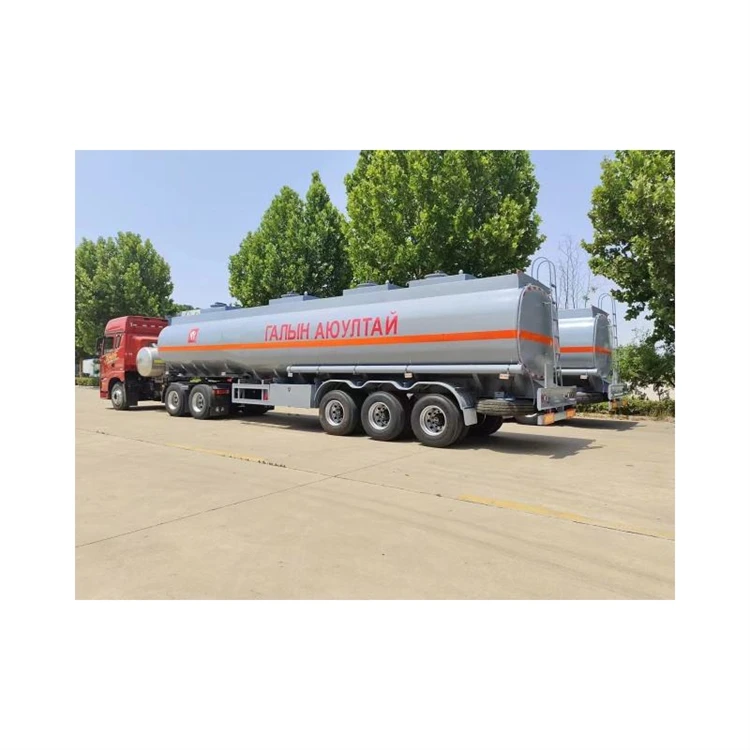 2/3/4 Axle 40000/45000 Litres Steel Oil Fuel Tanker Semi-Trailer Multi-Tank Fuel Storage Trailer for Sale