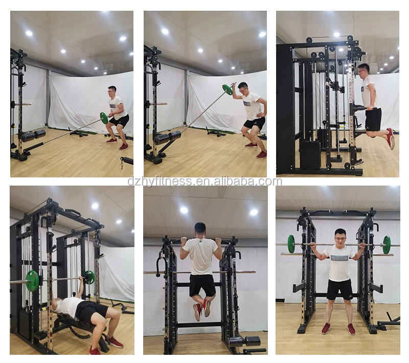 Новый дизайн горячая распродажа Dezhou Функциональный Тренажер и Смит оборудование для коммерческого Спортзала/Смит-машина