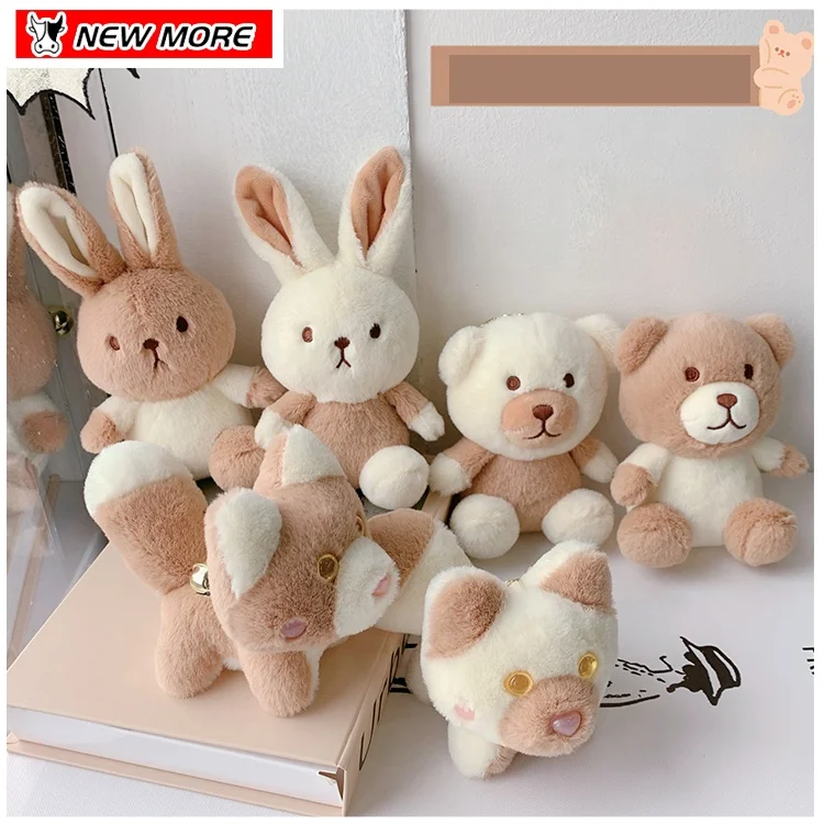 Kawaii Plush Bunny Keychain