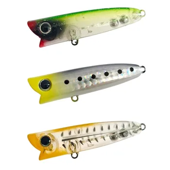 Cheery 10 Color 6cm/7G AC60 Popper Bait Topwater Carp Bass Wobble Crank Bait Hard Japanese Artificial Bait for Lure Fishing – Popper – view 4
