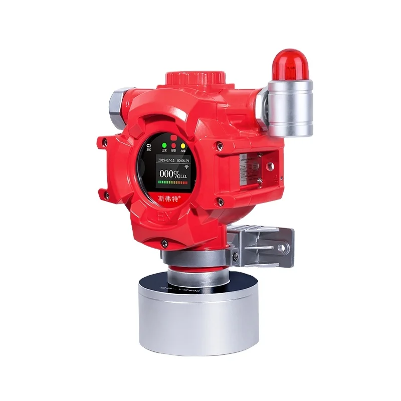 4 Gas Detector Fixed Multi Gas Detector LEL CO O2 H2S Detector With LCD Display RS485