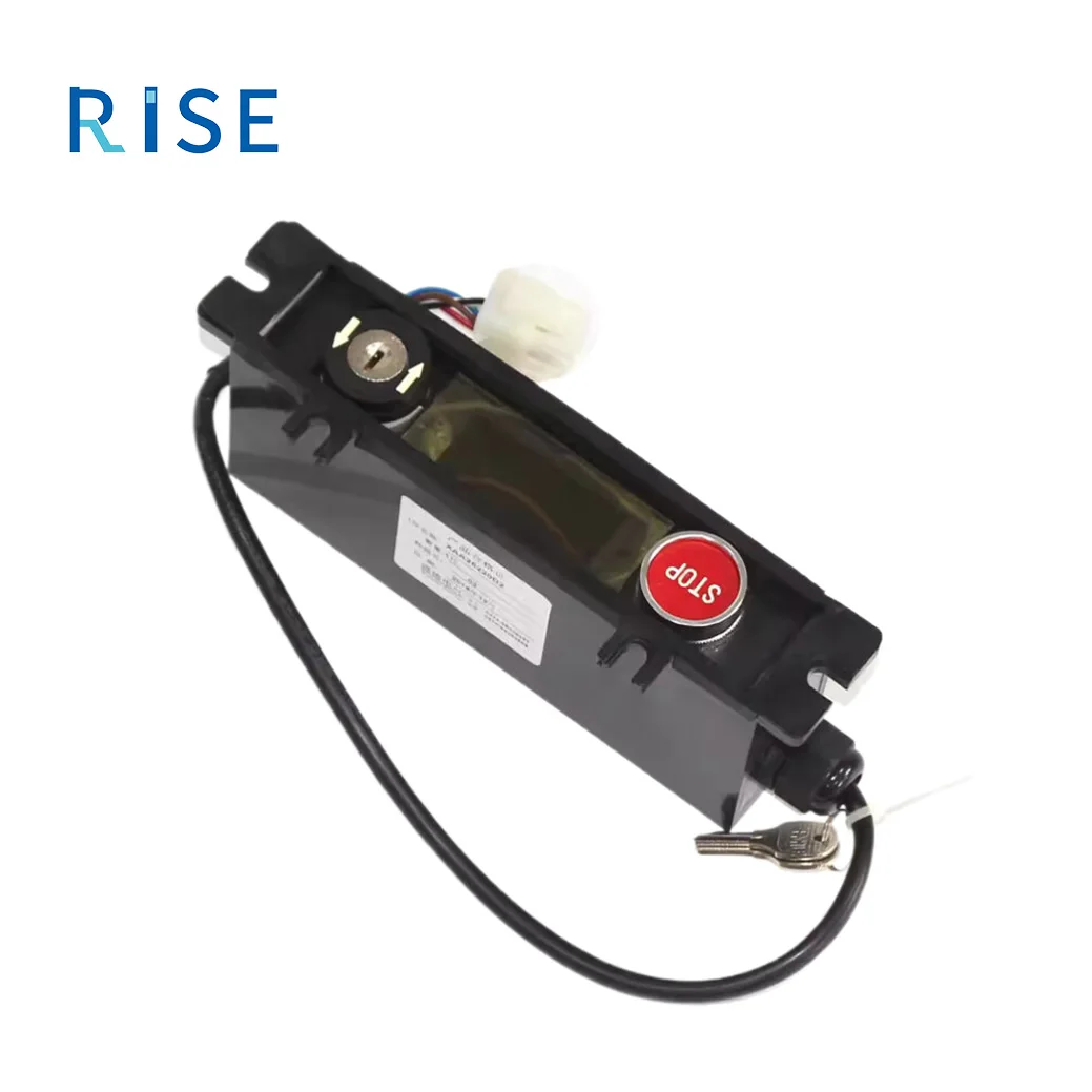 RISE Escalator Part Walkway Key Switch Box Escalator Emergency Stop Key Switch Box Control Panel XAA26220D2