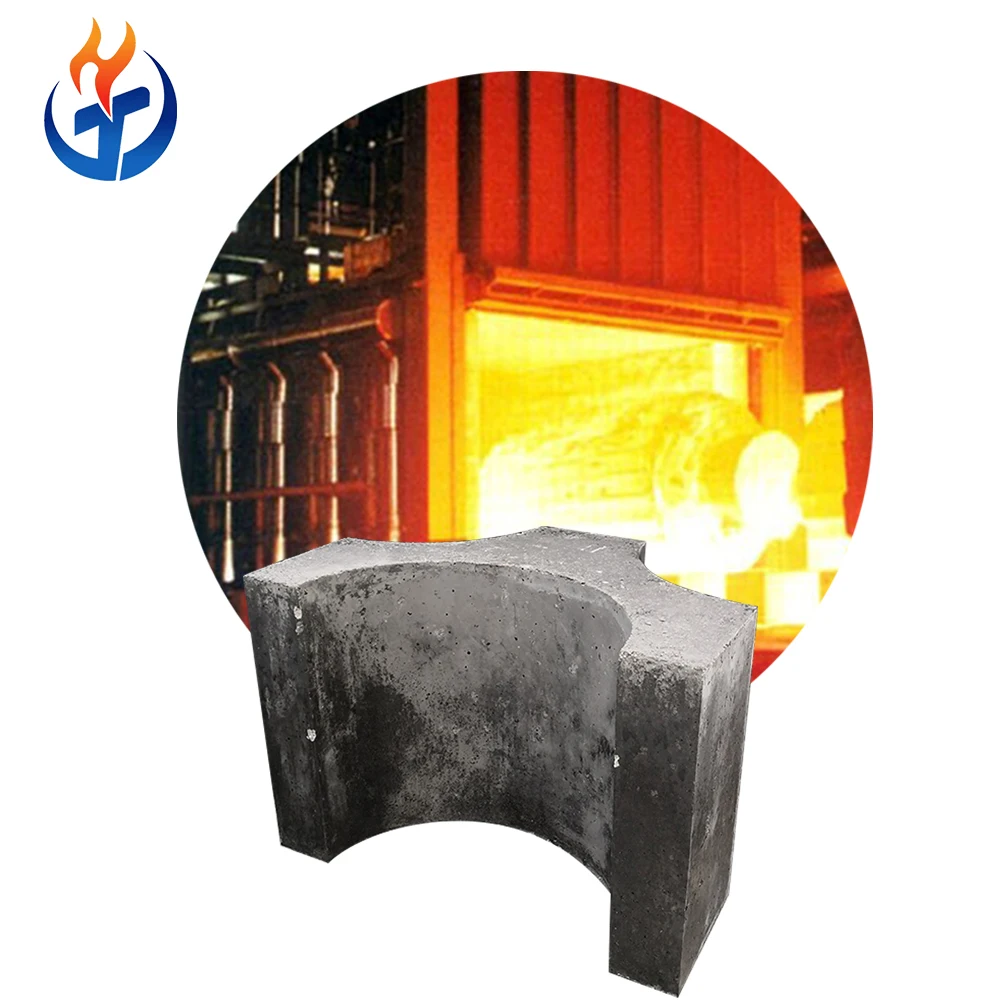 Excellent Thermal Shock Resistance Precast Brick for Glass Melting Furnaces Customizable Processing Service Cutting