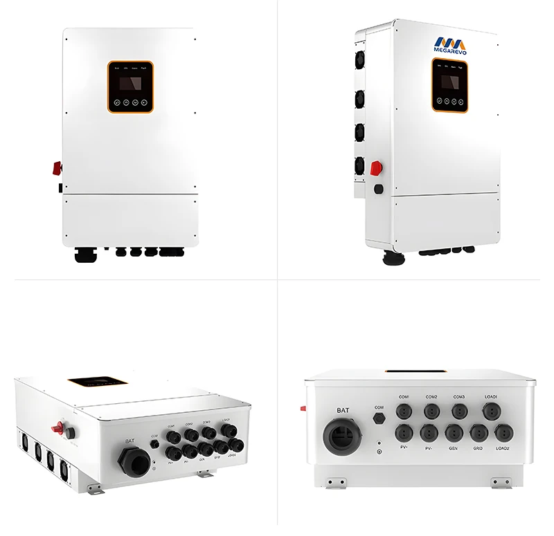 Factory Price MEGAREVO Hybrid Solar Inverter 6kw 8kw 10kw 12kw 15kw Selling Electricity Inverter for Home Solar System