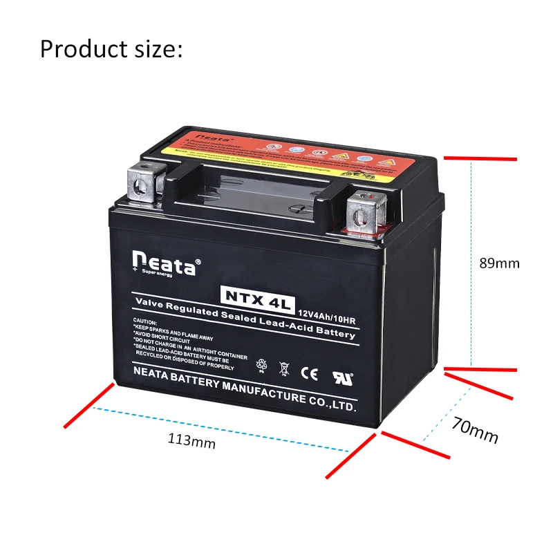 start power battery NTX4