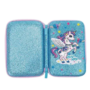 Customized Hot Selling 2026 Giant Big Pencil case for Kids Unicorn Pencil case