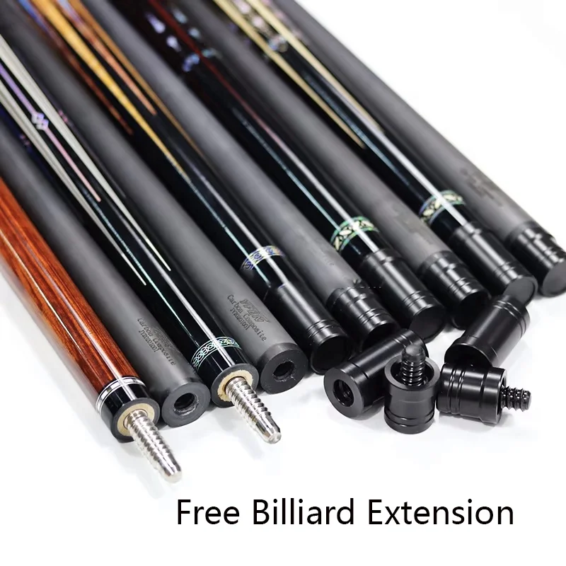 YFEN M3/M4 Carbon Fiber Shaft Pool Cues - Lightweight & Durable