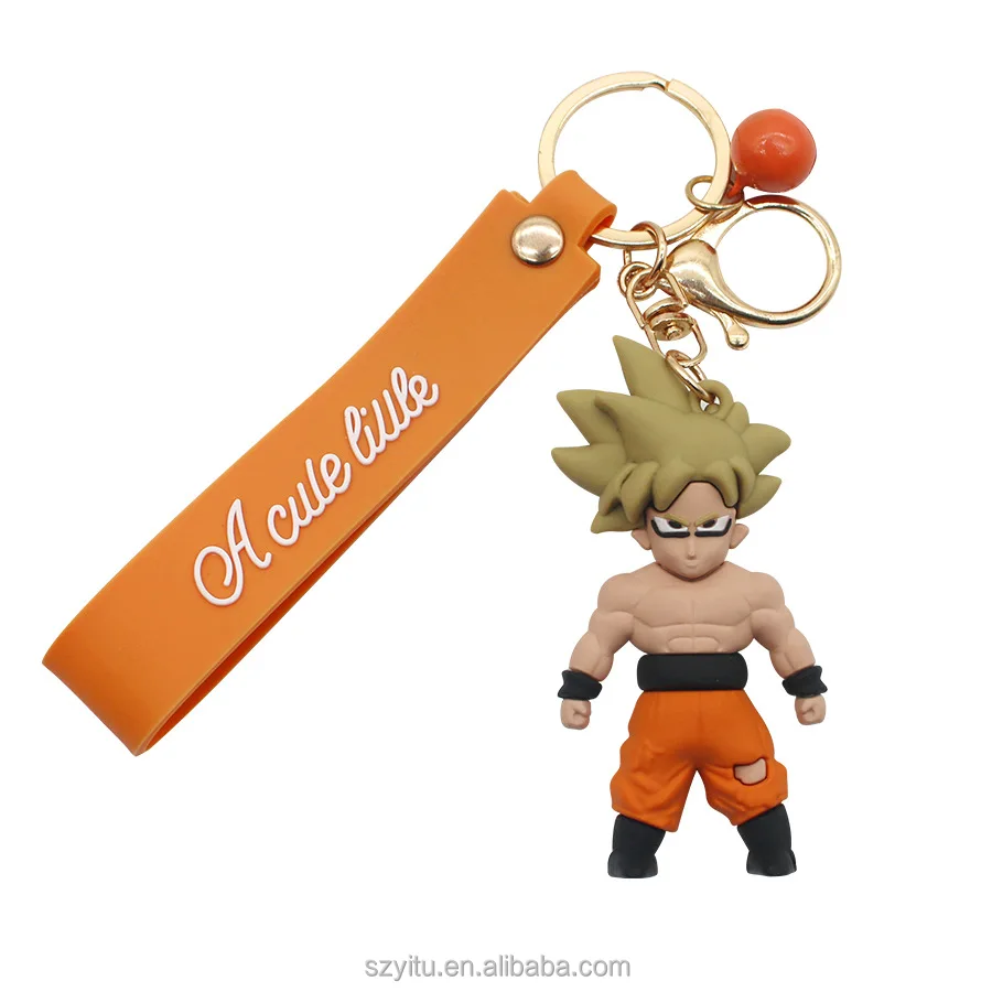 Dragon Ball Z Super Goku Dragon Ball Lanyard ID Badge Holder PVC Charm 