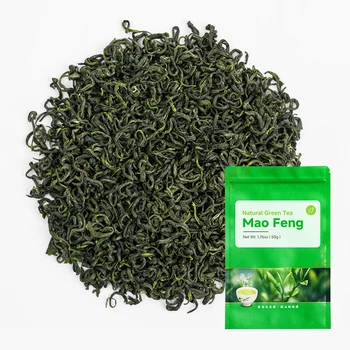 Clqq Factory Price Private Label Dried Fresh Bulk High Quality China Tea Leaves Mao Feng Green Tea Bags For Tea Shops