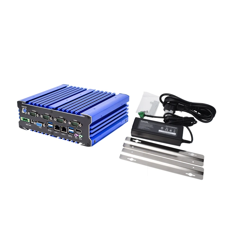 Embedded Mini Industrial Pc Industrial Computer with POE RJ45 Port for Solar Photovoltaic Industry Field