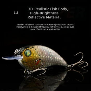 9g Long Cast Floating Minnow & VIB Hard Lures, Plastic Bionic Simulation Artificial Fishing Tackle – Minnow – view 4