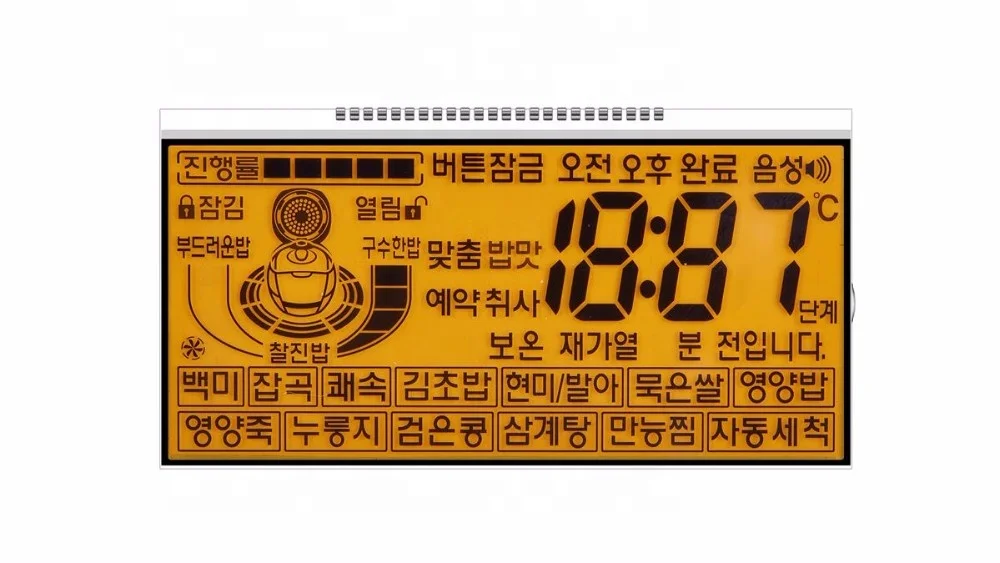 LCD Segment Factory LCD Screen Monochrome LCD Display Custom Display Panel
