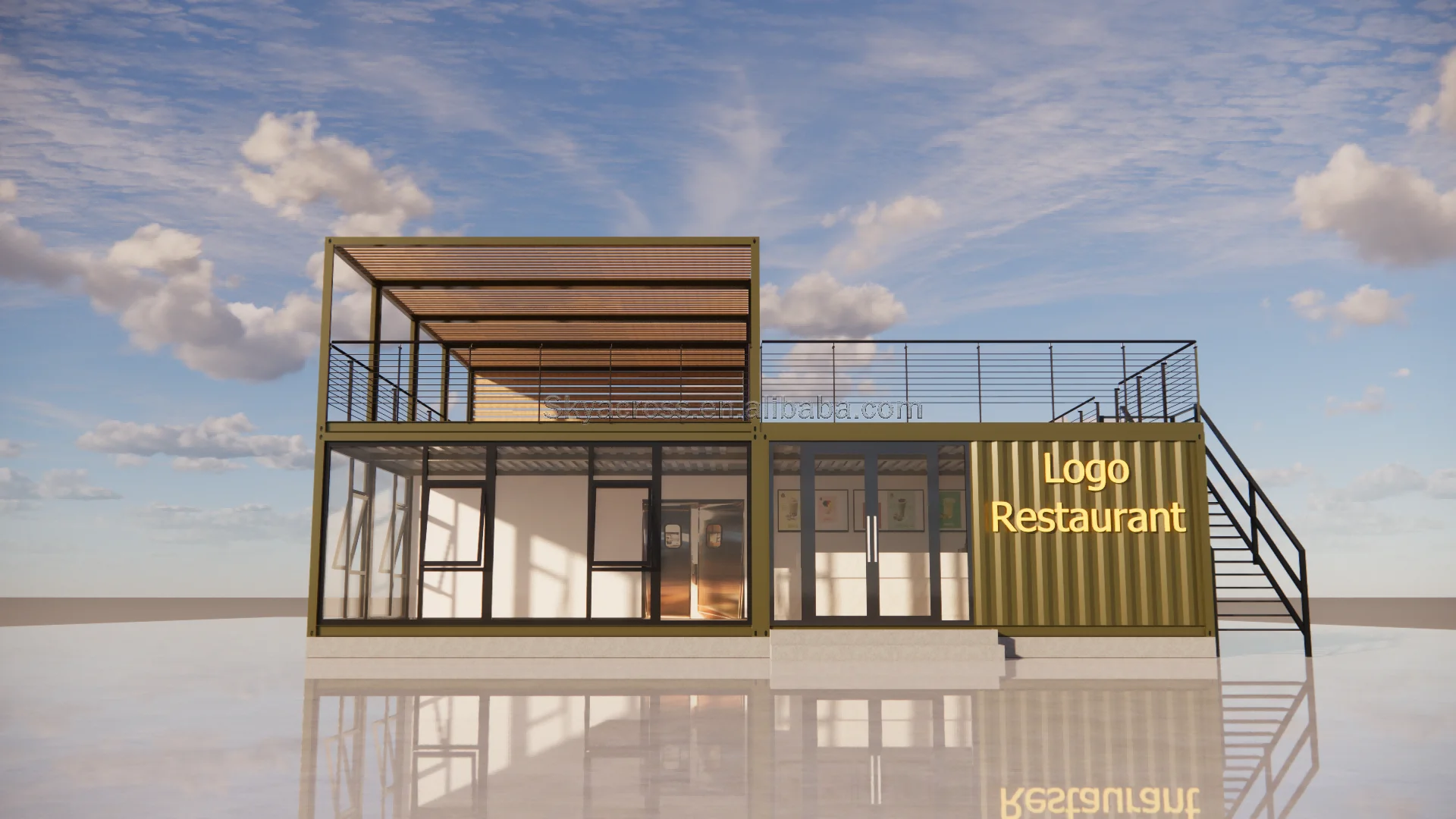 Skyacross2635 Changxu Luxury Shipping Container House Mobile Restaurant ...