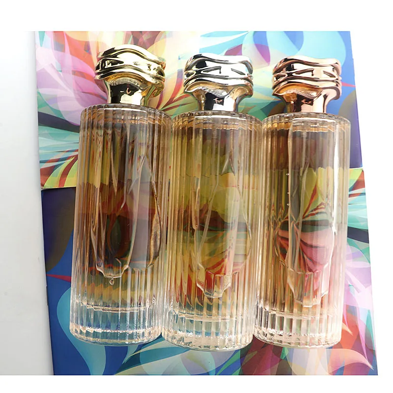 トールペイント作品　Perfume Bottles China Customized Octagon Shape Glass Perfume Bottles 100ml