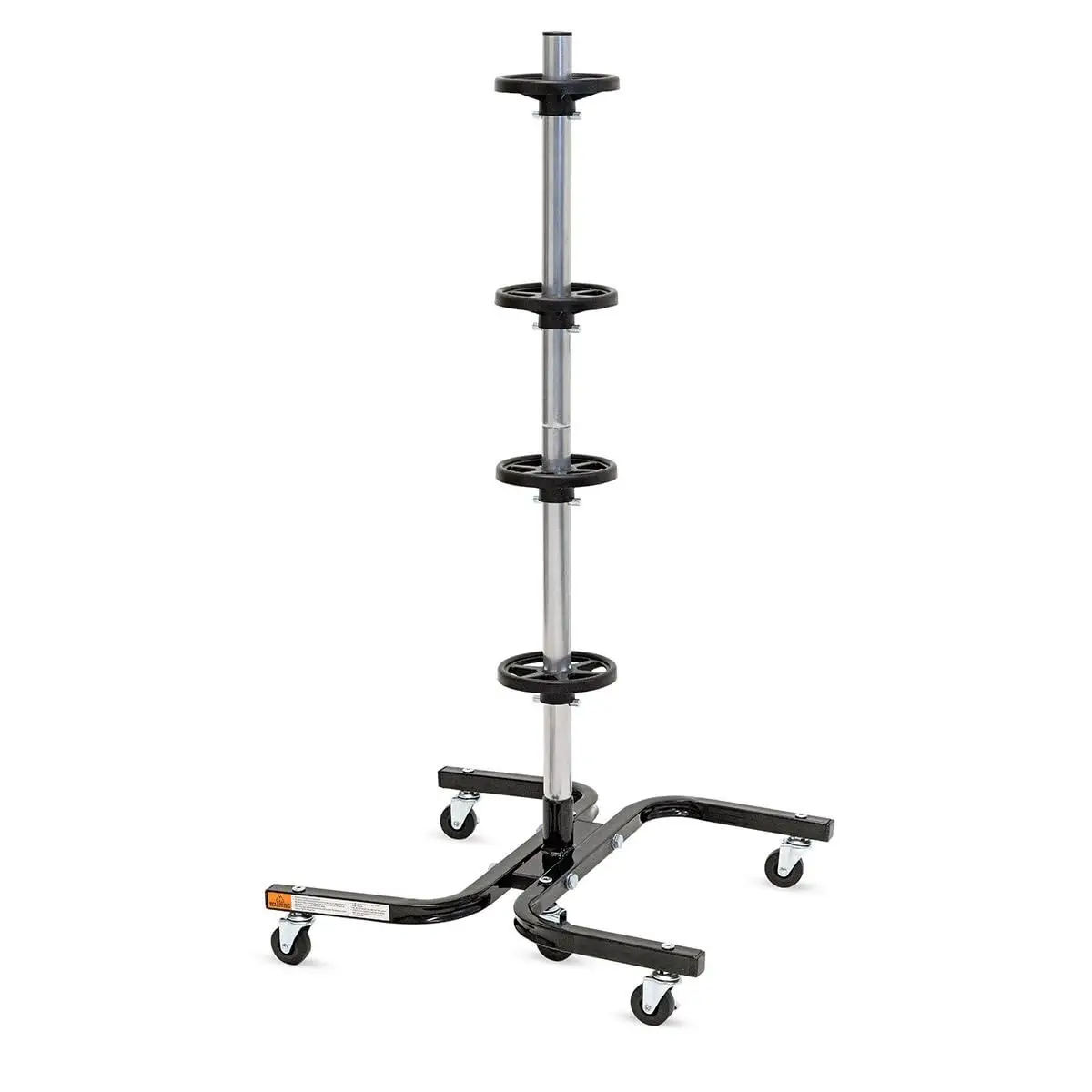 275 Lbs Weight Capacity 4-Wheel Rolling Storage Rack Garage Workshop ...