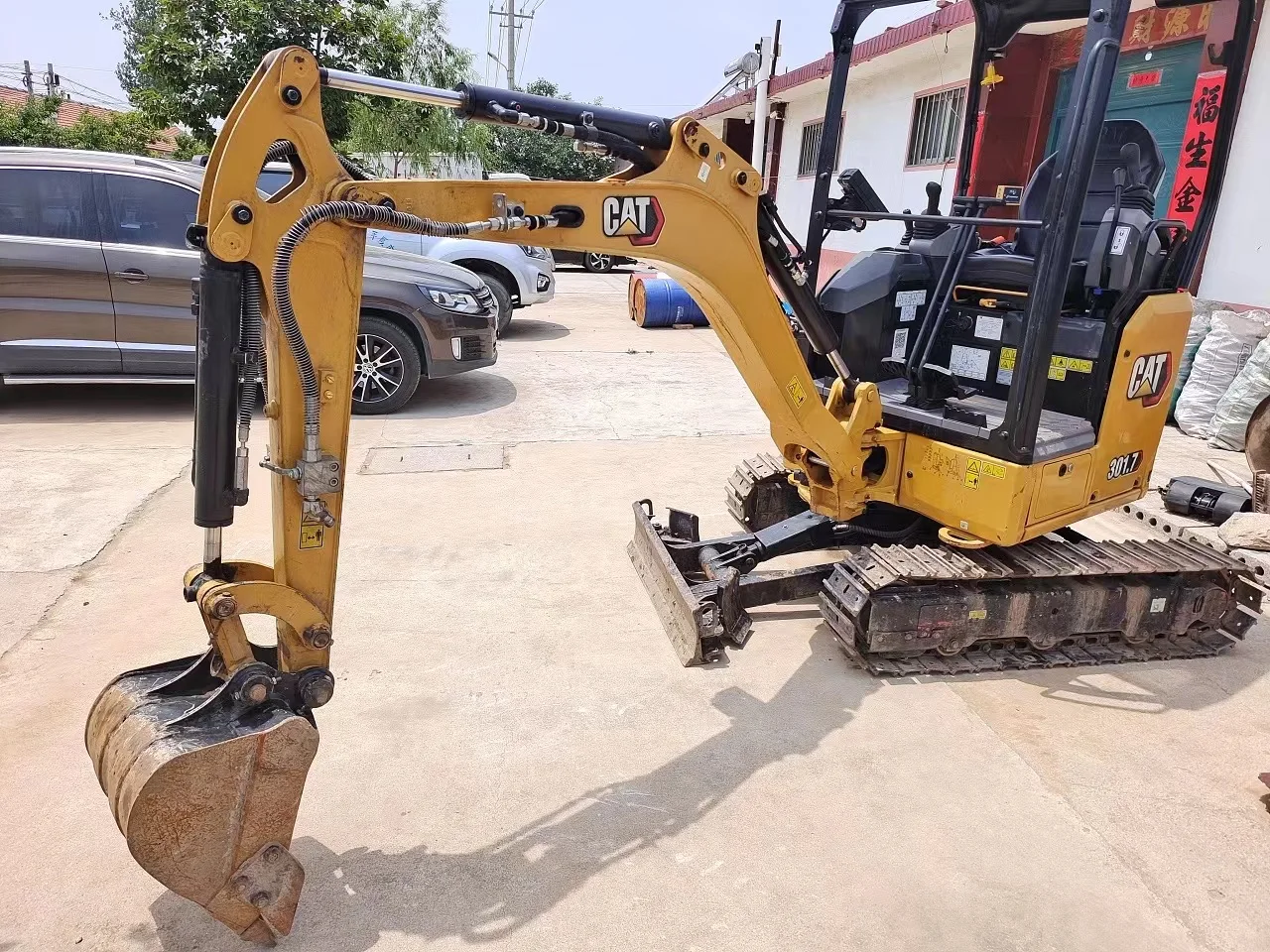 Used Excavator Mini Cat 301.7 Second Hand Crawler Digger Machine Used
