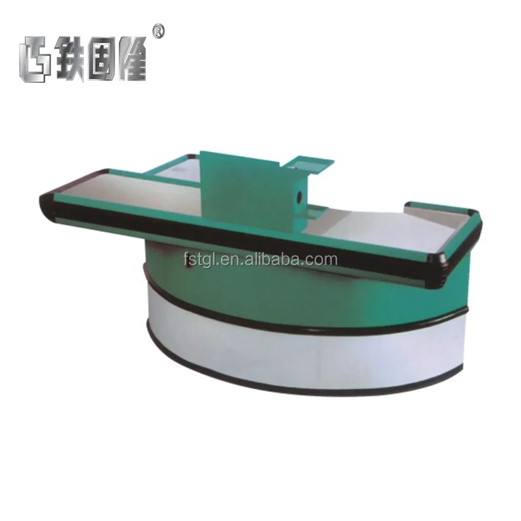 Supermarket Cashier Tables Bill Checkout Counter Dimensions Cash Desk Design