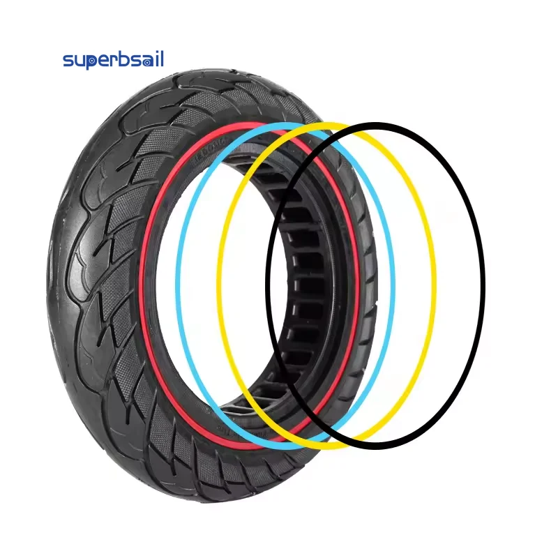 Superbsail E-scooter 10 Honeycomb Solid Tyre 10*2.5 Inch Thickened Vacuum Tire For Electric Scooter Accessories factory