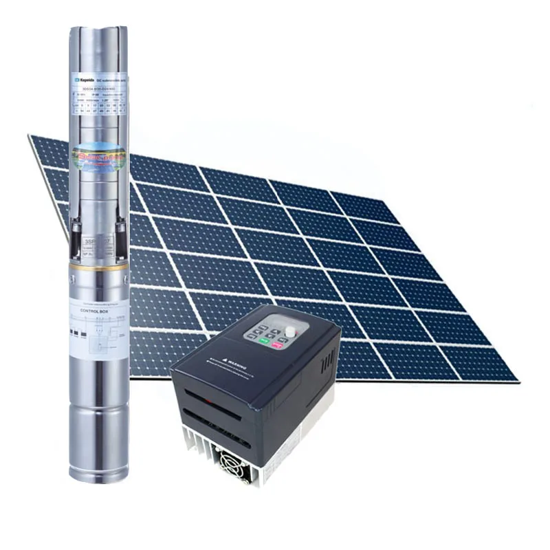 Kepeida AC/DC 2HP Irrigation Solar Water Pump Brushless Submersible ...