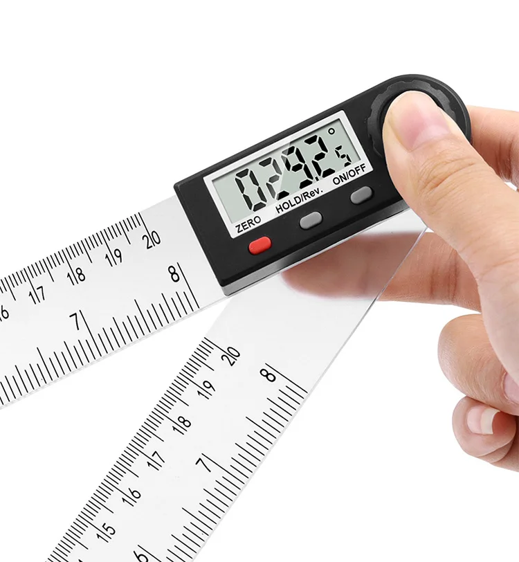 Digital Angle Ruler Digital Angle Finder Digital Protractor Angle Gauge  200mm No Battery