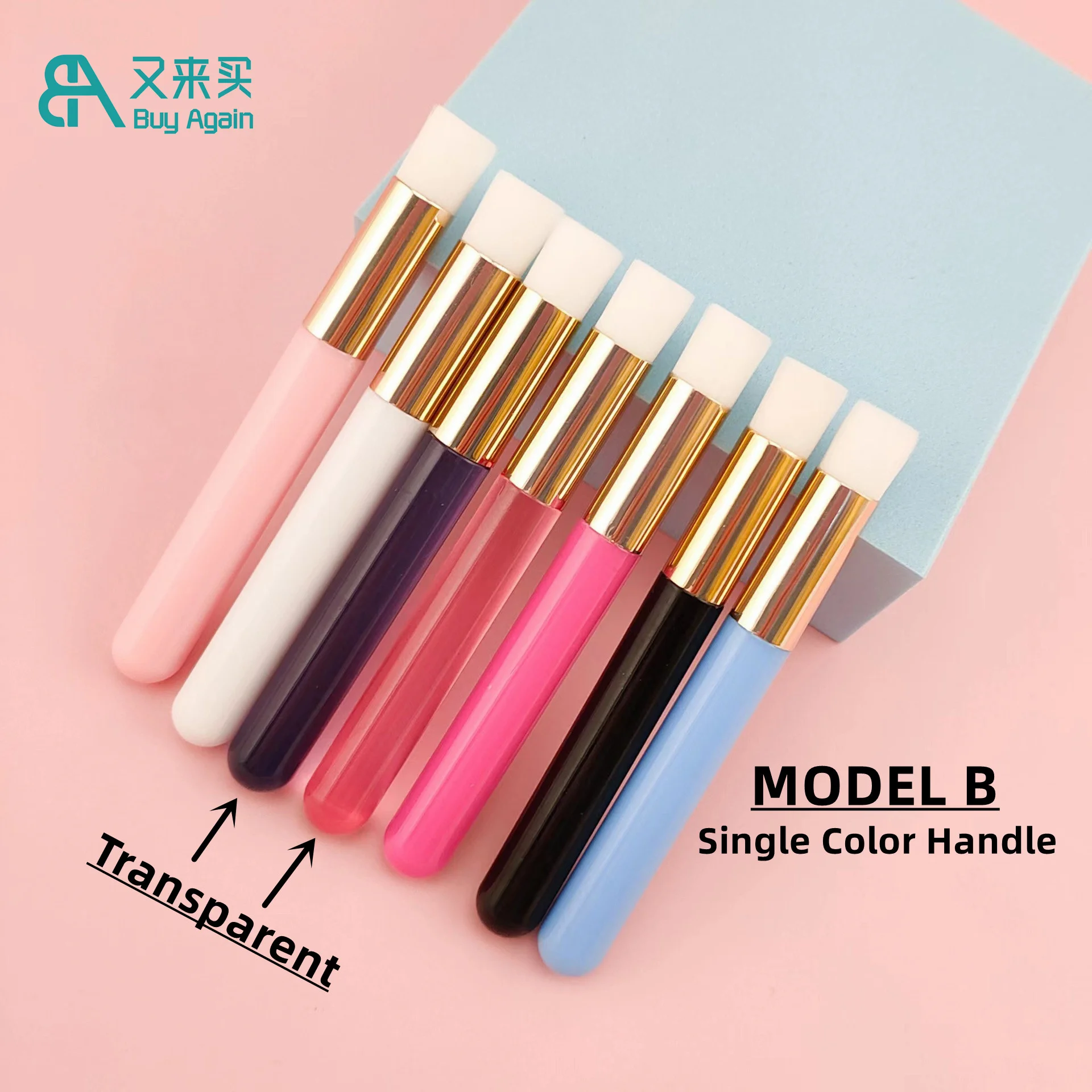 Custom Logo Lash Cleanser Brush Cleaner Foam Bath Wash Lash Extension Eyelash Cleaning Brush