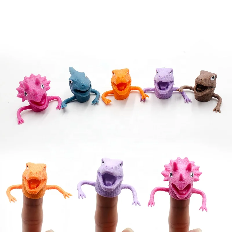 Пальчиковая кукла TPR динозавр пальчиковая игрушка животное